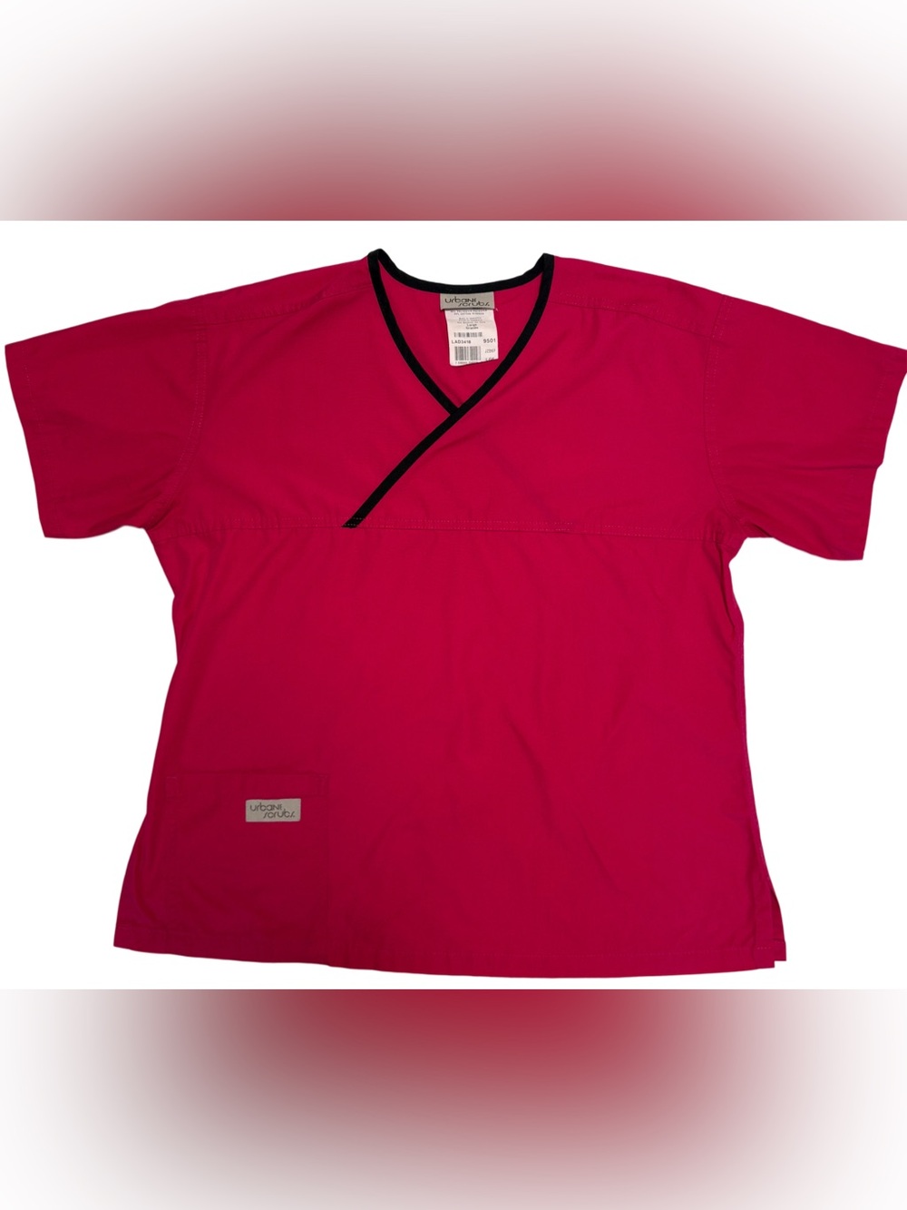 Urbane Scrubs Lot of 2  Women's Scrub Tops Size Large